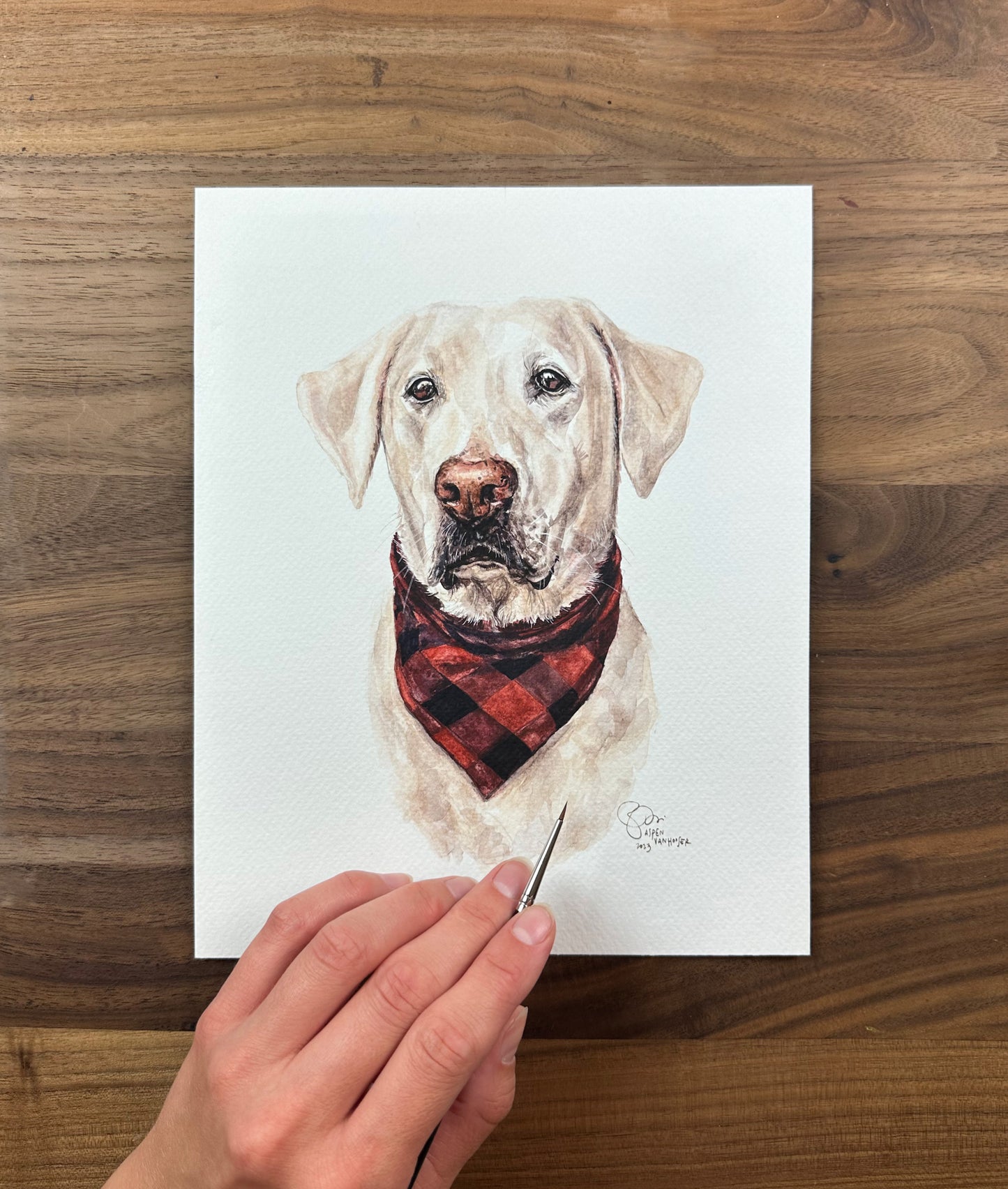 Custom Watercolor Pet Portrait Painting, Made to order, Any Animal