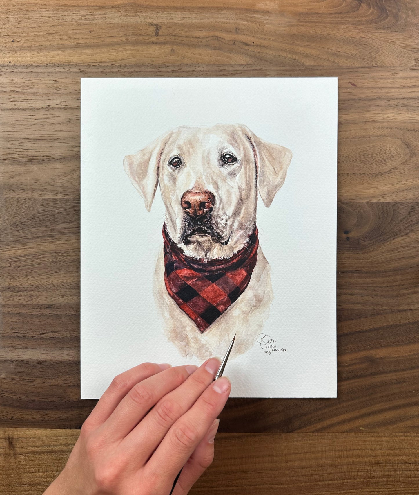 Custom Watercolor Pet Portrait Painting, Made to order, Any Animal