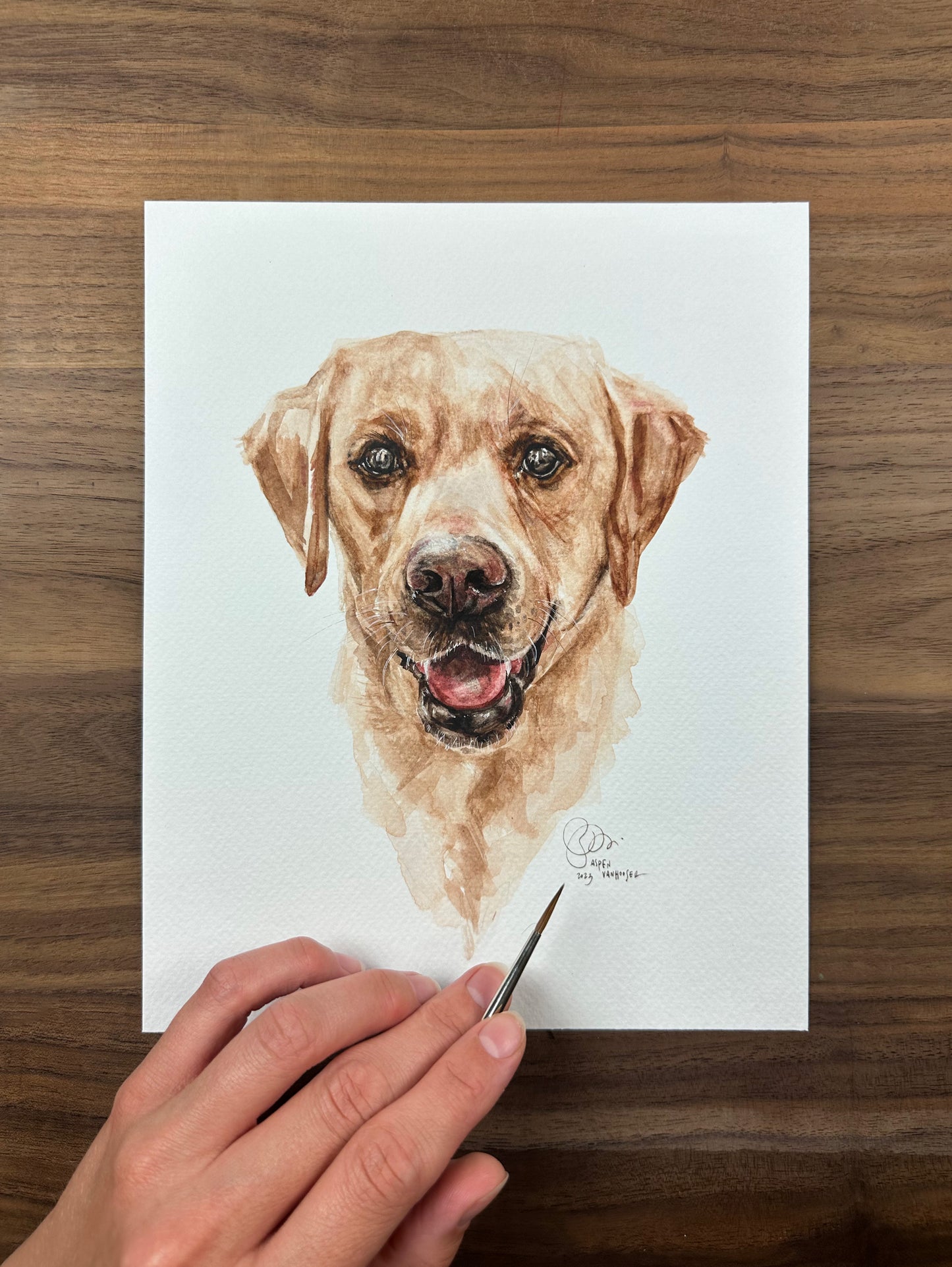 Custom Watercolor Pet Portrait Painting, Made to order, Any Animal