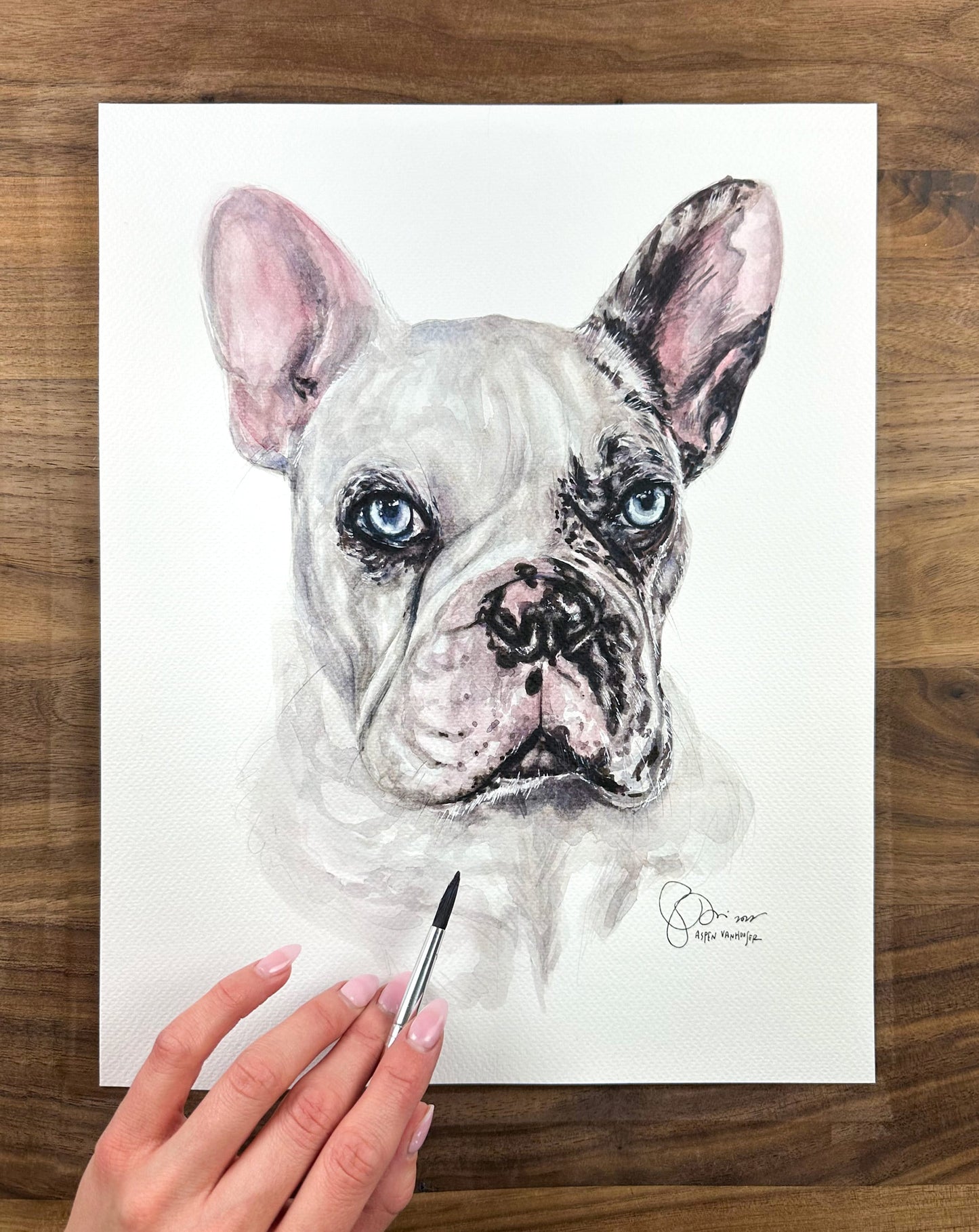 Custom Watercolor Pet Portrait Painting, Made to order, Any Animal