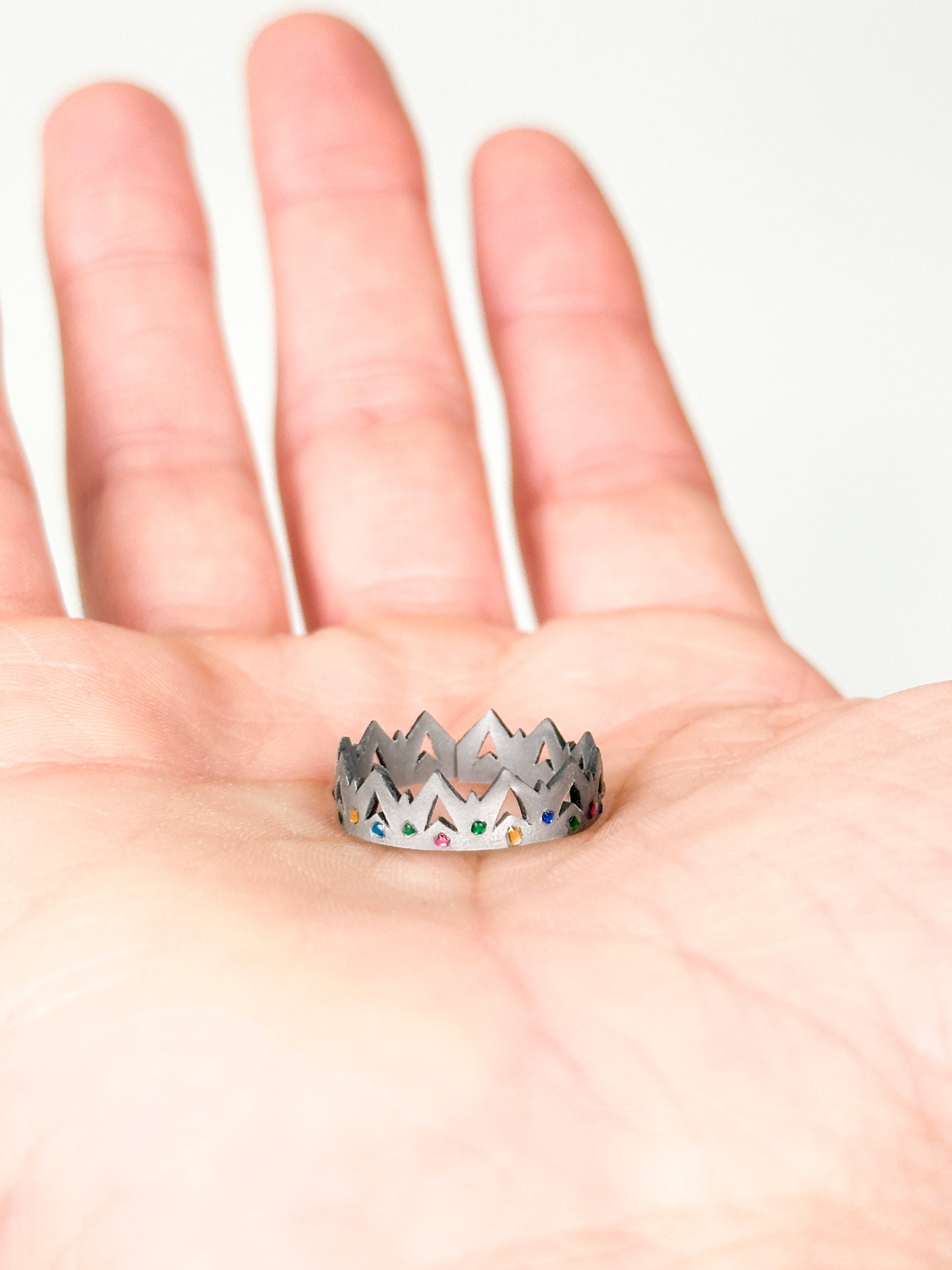 Miniature 1990 Pretty Pretty Princess Crown Ring
